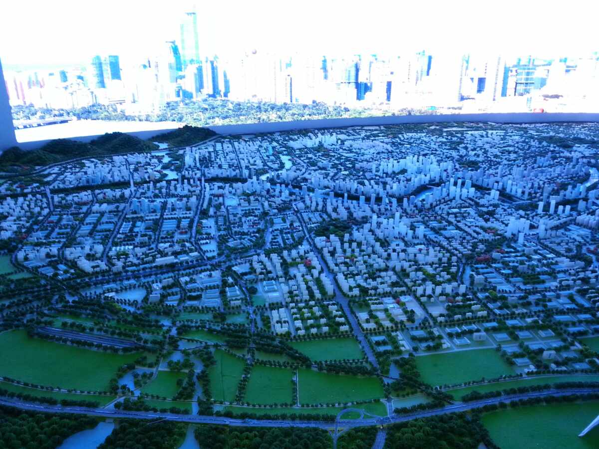 南宁市规划沙盘