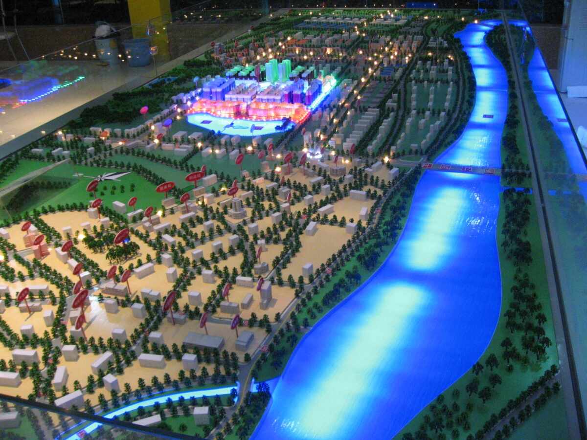 贵港东湖时代规划沙盘