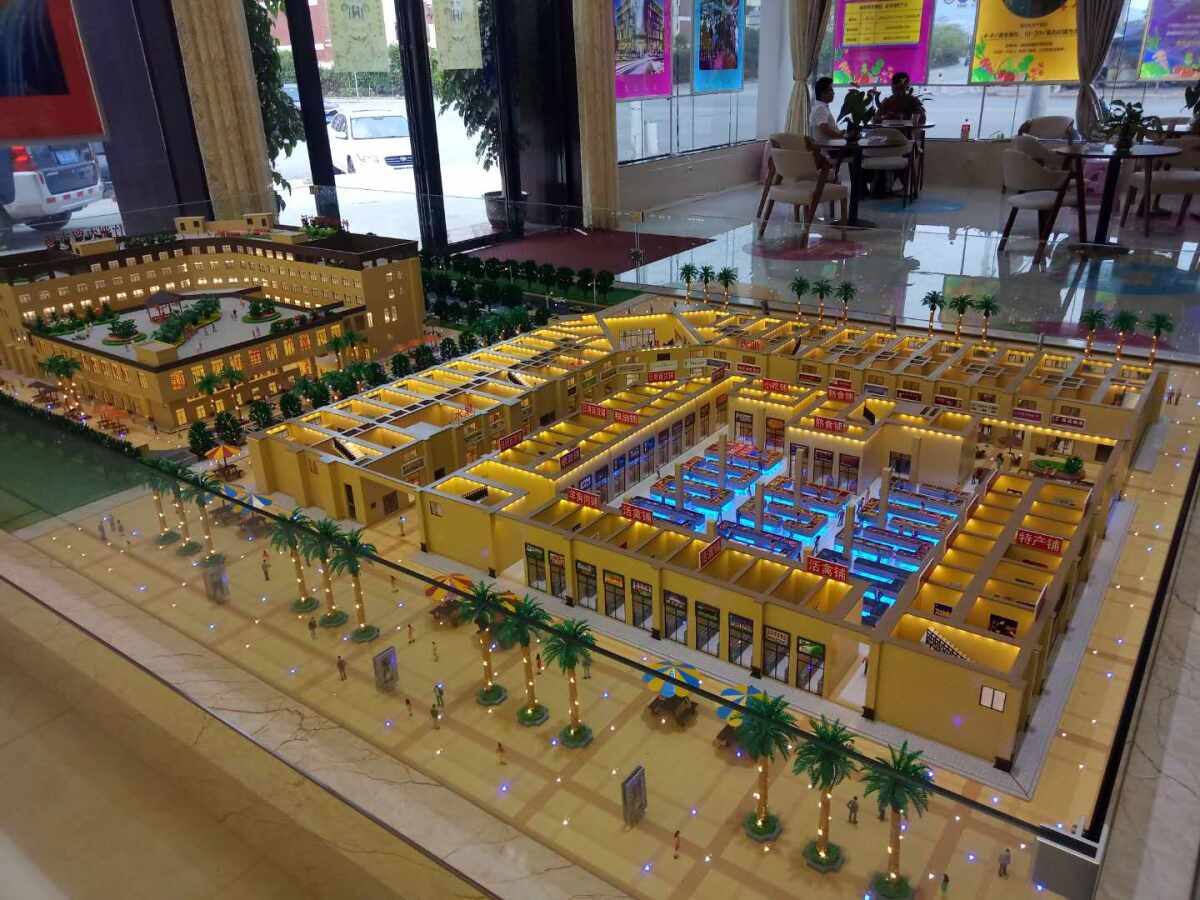 百色竹洲农贸市场剖面