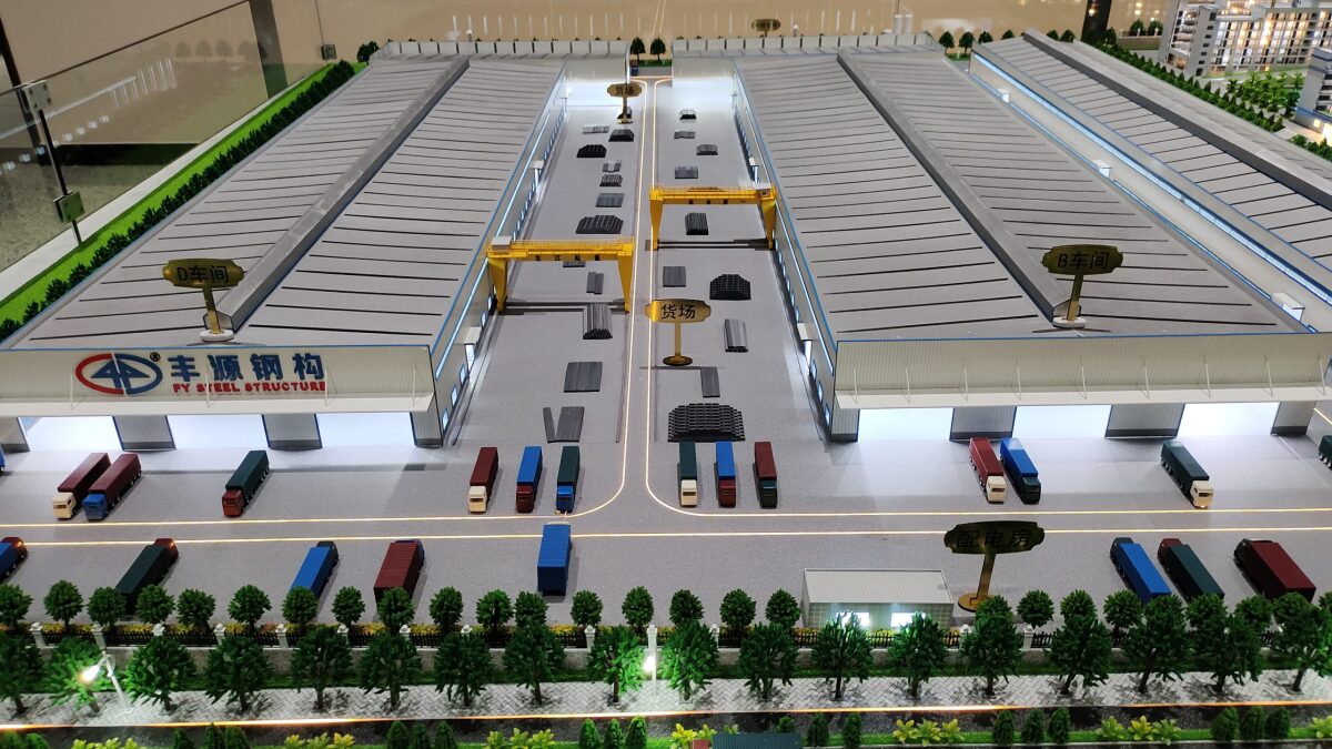 崇左丰源钢构厂区